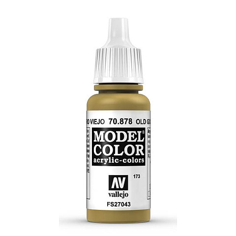 Vallejo 70.878 Acrylfarbe 17 ml Gold Flasche