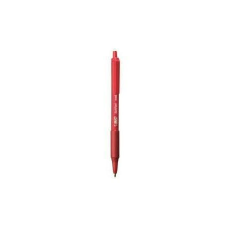 BIC 837399 Kugelschreiber Rot Clip-on-Einziehkugelschreiber 12 Stück(e)