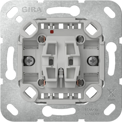 GIRA 310600 Elektroschalter Wippschalter 1P Chrom, Grau