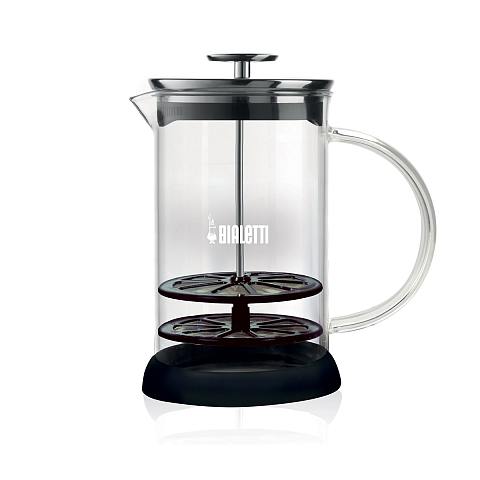 Bialetti 0004410 Manuelle Kaffeemaschine Französische Presse 1 l Schwarz, Transparent