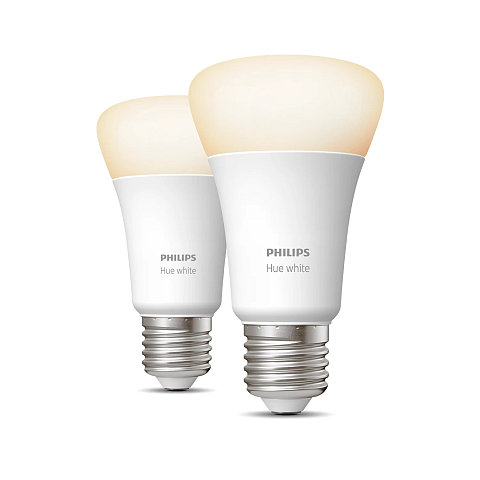 Philips Hue White A60 - Smarte Lampe E27 - 800 (Doppelpack)