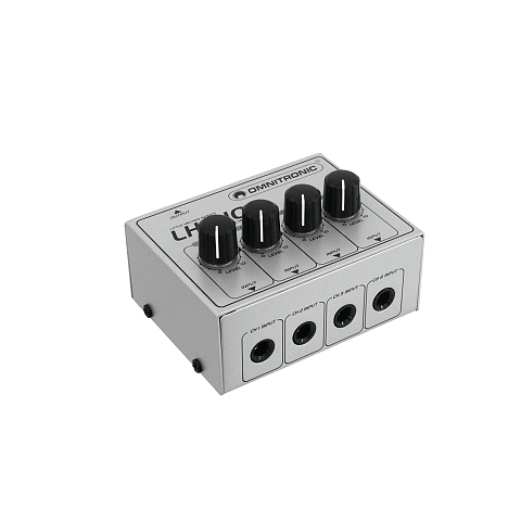 Omnitronic LH-010 4 Kanäle 20 - 20000 Hz Silber