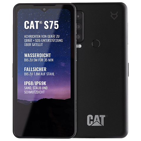 CAT S75 16,7 cm (6.58") Android 12 5G 6 GB 128 GB 5000 mAh Schwarz