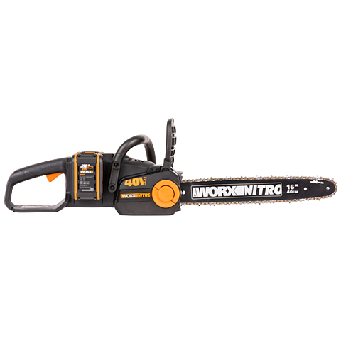 WORX WG385E Motorsäge Schwarz, Orange