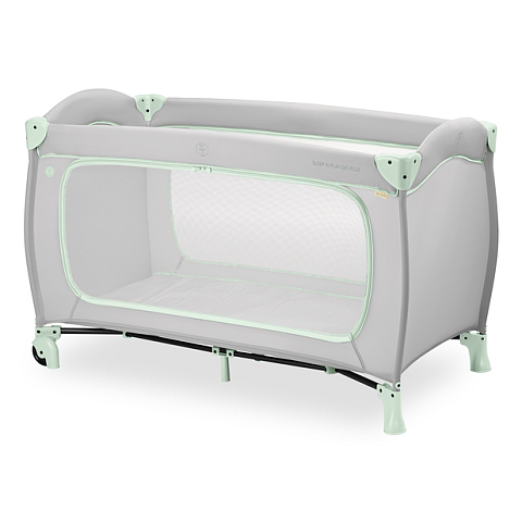 Hauck 60088 Reisebett für Babys Grau, Mintfarbe