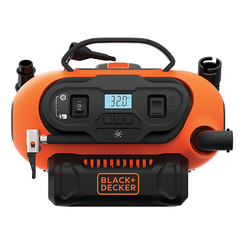 Black & Decker BDCINF18N-QS Luftkompressor 160 l/min AC-Zigarettenanzünder