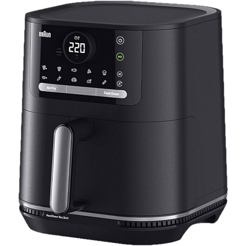 Braun HF5050 Einzelbild 5,7 l Eigenständig 2000 W Heißluftfritteuse Schwarz, Grau
