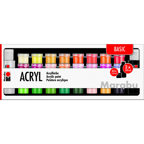 Marabu Acryl Basic Acrylfarbe 34 Stück(e)