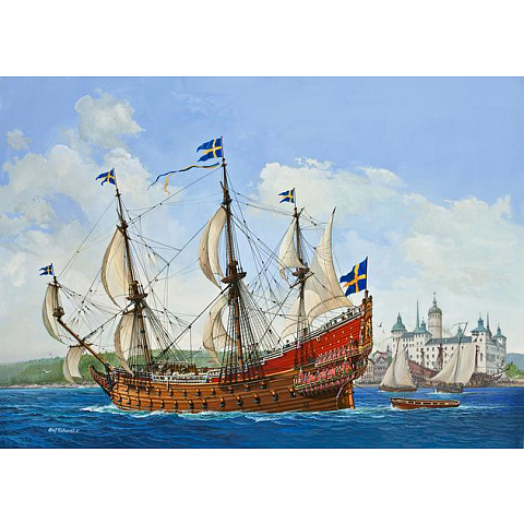 Revell Swedish Regal Ship VASA Modell eines Segelschiffs Montagesatz 1:150