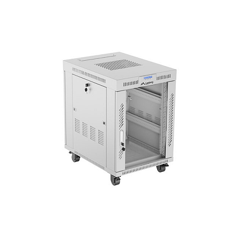 Lanberg FF01-6815-12SL Rack 15U Freistehendes Gestell Grau