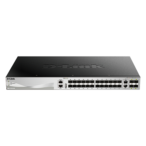 D-Link DGS-3130-30S/E Netzwerk-Switch Managed L3 10G Ethernet (100/1000/10000) Grau