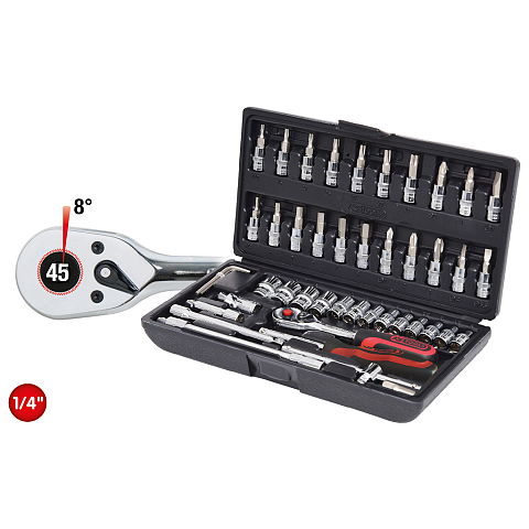 KS Tools 918.0648 Steckdosen/Steckdosen-Set Steckschlüssel-Satz