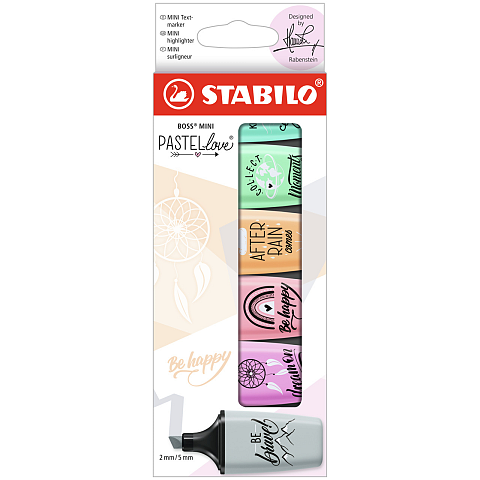 STABILO BOSS MINI Marker 6 Stück(e) Meißel