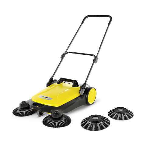 Kärcher S 4 Twin 2-in-1 Teppichkehrer Schwarz, Gelb