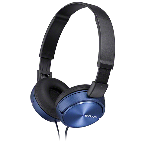 Sony MDR-ZX310 Kopfhörer Kabelgebunden Kopfband Musik Blau