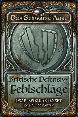 Ulisses Spiele DSA5 Spielkarten Kritische Defensiv Fehlschläge