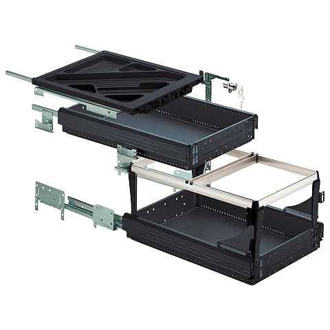 Hettich 46735 Schubladenrolle & -schiene