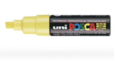 POSCA PC8K J Marker 1 Stück(e) Gelb