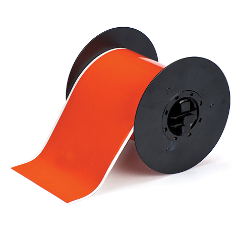 Brady B30C-4000-584-OR Druckeretikett Orange Selbstklebendes Druckeretikett