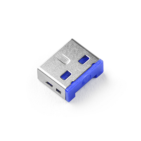 Smartkeeper UL03P2DB Schnittstellenblockierung USB Typ-A Blau Kunststoff 100 Stück(e)