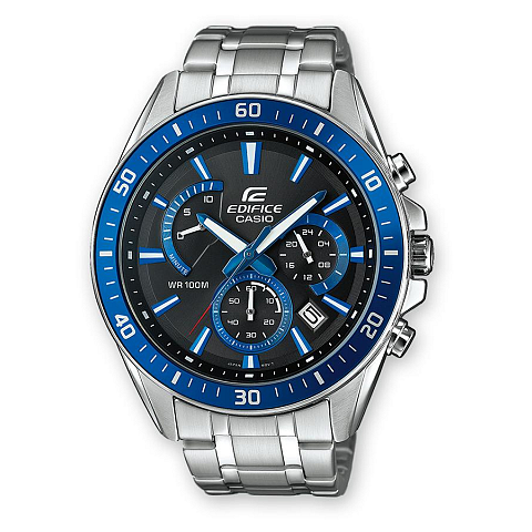 Casio EFR-552D-1A2VUEF Uhr Armbanduhr Männlich Quarz Blau, Edelstahl
