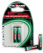 Ansmann Blister 2 X DECT Accu, AA, 800mAh AA / HR6 Nickel-Metallhydrid (NiMH)