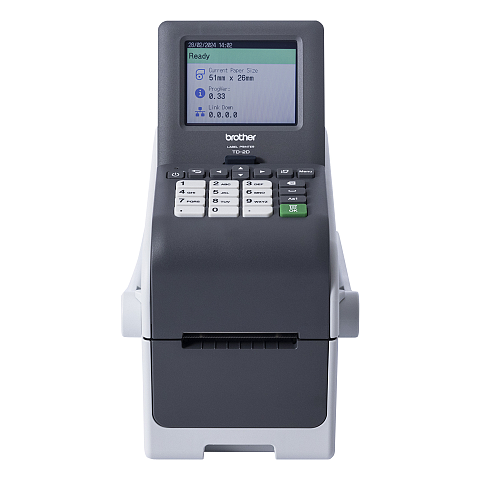 Brother TD-2350DSAH300 Etikettendrucker Thermodirekt 300 x 300 DPI 152 mm/sek Verkabelt & Kabellos Ethernet/LAN WLAN Bluetooth