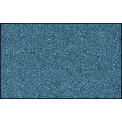 wash+dry 017134 Türmatte Dekorative Fußmatte Drinnen Rechteckig Blau
