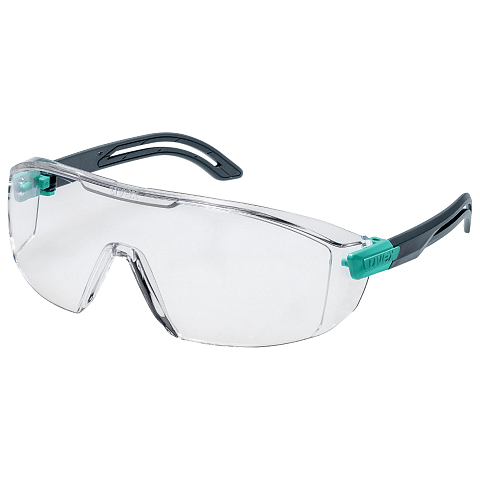 Uvex i-lite Schutzbrille Polycarbonat (PC) Blau, Grau