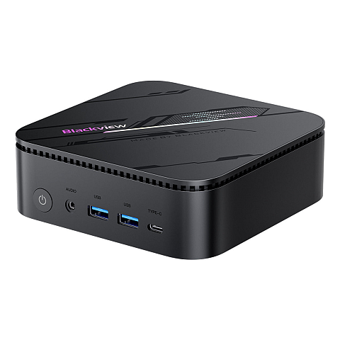 Blackview MP100 Pro Intel® Core™ i9 16 GB DDR4-SDRAM 512 GB SSD Windows 11 Pro Mini PC Mini-PC Schwarz, Grau