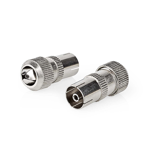 Nedis CSGB40922ME Koaxialstecker IEC 2 Stück(e) 75 Ohm