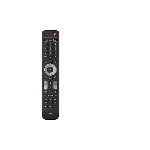 One For All Evolve 4 Fernbedienung IR Wireless Audio, DTT, DVD/Blu-ray, Spielekonsole, Heimkinosystem, IPTV, Projektor-Halterung, SAT, STB, TNT, TV, Beistellgerät Drucktasten