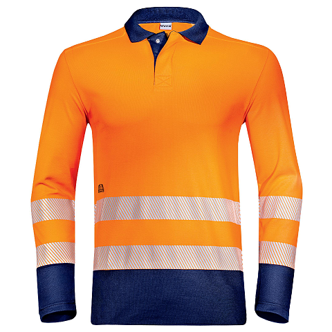 Uvex suXXeed construction Polohemd Polokragen Langärmlig Baumwolle, Polyester
