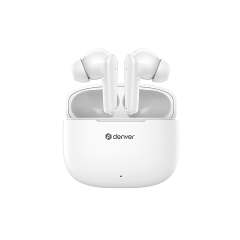 Denver TWE-48W Kopfhörer True Wireless Stereo (TWS) im Ohr Anrufe/Musik Bluetooth Weiß