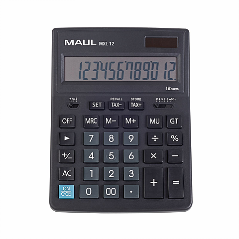 MAUL MXL 12 Taschenrechner Desktop Display-Rechner Schwarz