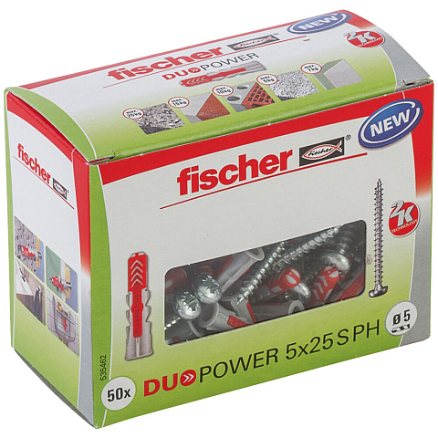 Fischer 535462 Schraubanker/Dübel 50 Stück(e) 25 mm