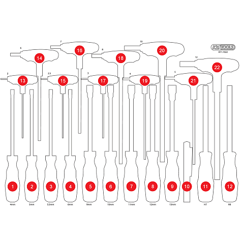 KS Tools 811.1022-97 Werkzeugkoffer-Zubehör