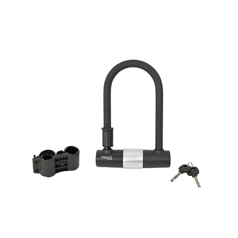Dresco 5250201 Fahrradschloss Schwarz U-Schloss
