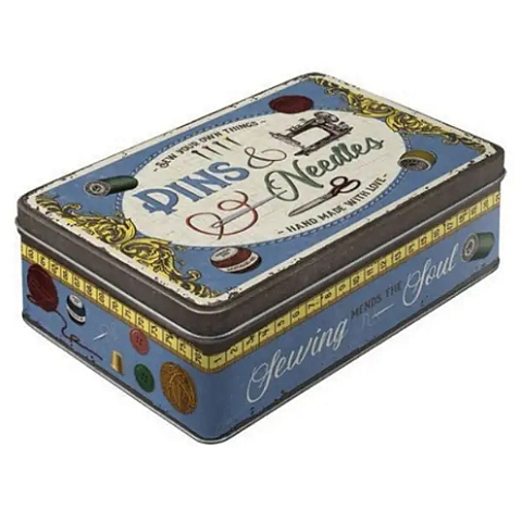 Nostalgic Art Needles & Pins Rechteckig Box 2,5 l Mehrfarbig
