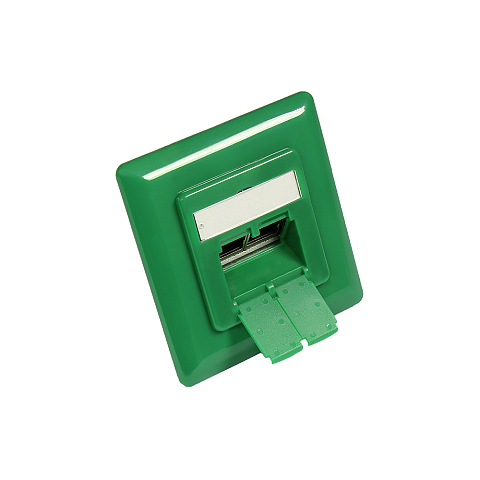 Alcasa GC-N0052G Steckdose RJ-45 Grün