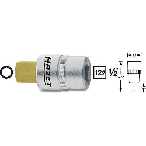 HAZET 986-22 Steckschlüsselaufsatz 1 Stück(e)