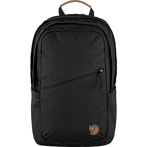 Fjällräven Räven 20 Rucksack Schwarz Baumwolle, Polyester