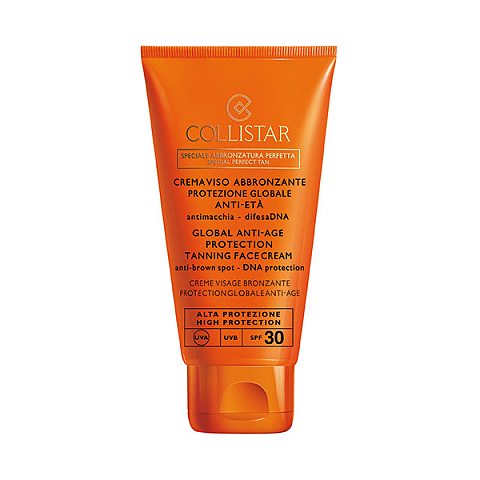 Collistar Global Anti-Age Protection Tanning Face Cream SPF30 Sonnenschutzcreme Gesicht 30 Erwachsene