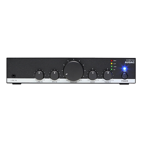 AUDAC COM104 Audioverstärker Lautsprecheranlage (PA) Schwarz, Weiß
