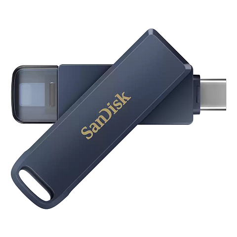 SanDisk iXpand USB-Stick 256 GB USB Type-C / Lightning 3.2 Gen 1 (3.1 Gen 1) Blau