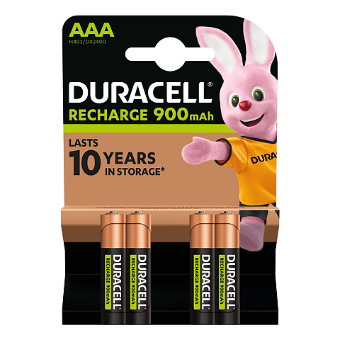Duracell StayCharged AAA (4pcs) Wiederaufladbarer Akku Nickel-Metallhydrid (NiMH)