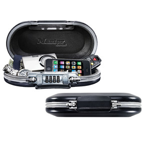 MASTER LOCK Safe space; small combination lock box with cable