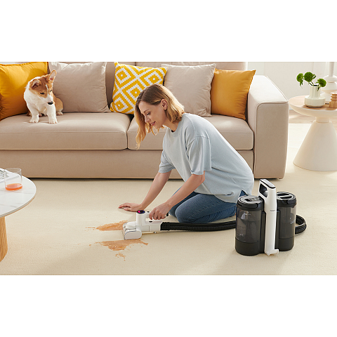 Tineco Carpet One Spot Teppichreinigungsmaschine Handgeführt Schwarz, Weiß