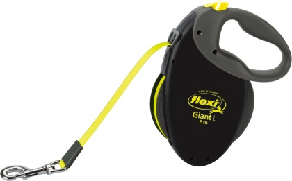 TRIXIE NEON GIANT L 8 m Schwarz, Gelb Hund Rückziehbare Leine