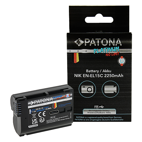 PATONA 1363 Kamera-/Camcorder-Akku Lithium-Ion (Li-Ion) 2250 mAh